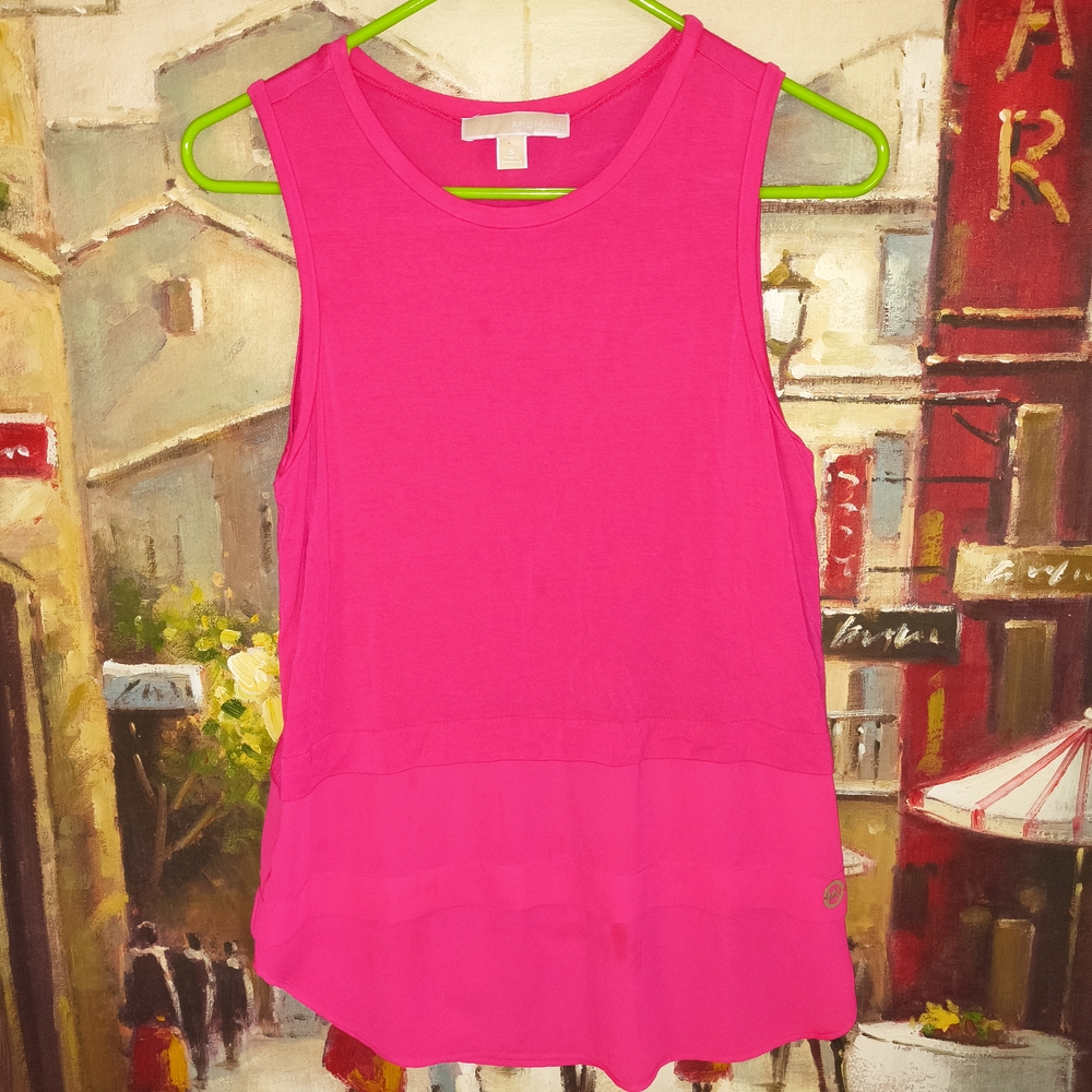 Michael Kors Bright Pink Tank Top